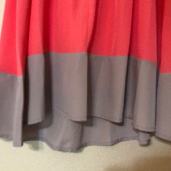 Coral strapless dress - Picture 4 of 5